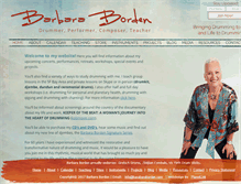 Tablet Screenshot of barbaraborden.com